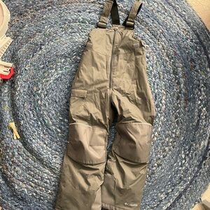 EUC Columbia Grey Snow Bib Overalls